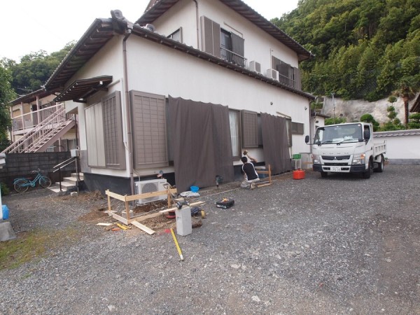 伊豆の国市　御簾垣設置工事サムネイル